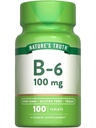 האמת של הטבע B6 ויטמין 100 מ"ג | 100 טבליות | טבעוני, Non-GMO & Gluten Free תוסף