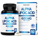 Alpha Lipoic Acid 600 מ"ג ל- 60 קפסולות - Antioxidant for Neuropathy ו- Cardiovascular Health (ALA תוסף) - צד שלישי נבדק, non-GMO, Gluten Free, טבעוני & USA Made Made Made