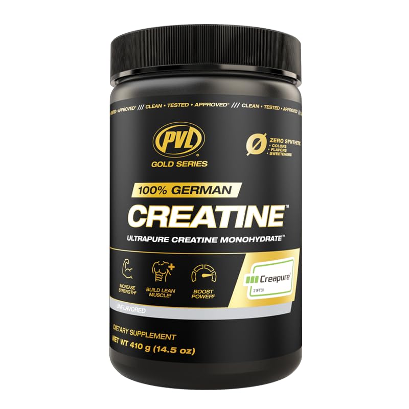 PVL Creapure Creatine - 100% אבקת אלומיניום גרמנית קראטין - 82 משרתים - 410 g