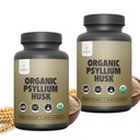 Zealthy Life - Psyllium Husk כמוסות, All-Natural Psyllium Huskfi, Psyllium Husk קפסולת עבור Gut Health, non-GMO & Gluten-Free, 250 קפסולות טבעוניות - Pack of 2 2