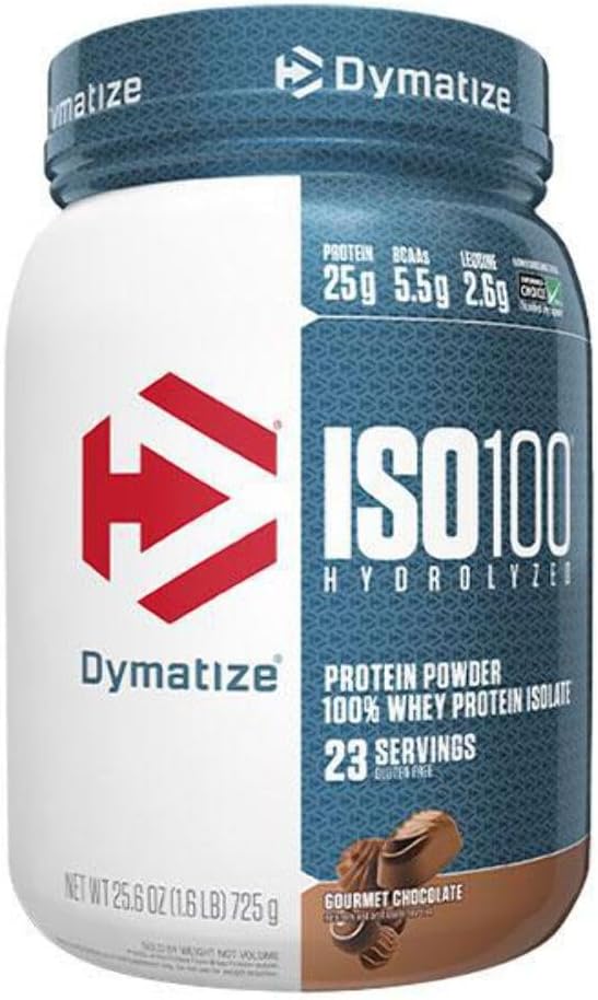 Dimatize ISO 100 hydrolyzed חלבון Isolate - שוקולד Gourmet 1.6 lbs