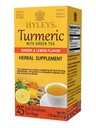 Hyleys ג'ינג'ר Turmeric Tea Lemon Flavor - 25 Tea Bags (12 Pack - 300 Tea Bags Total)