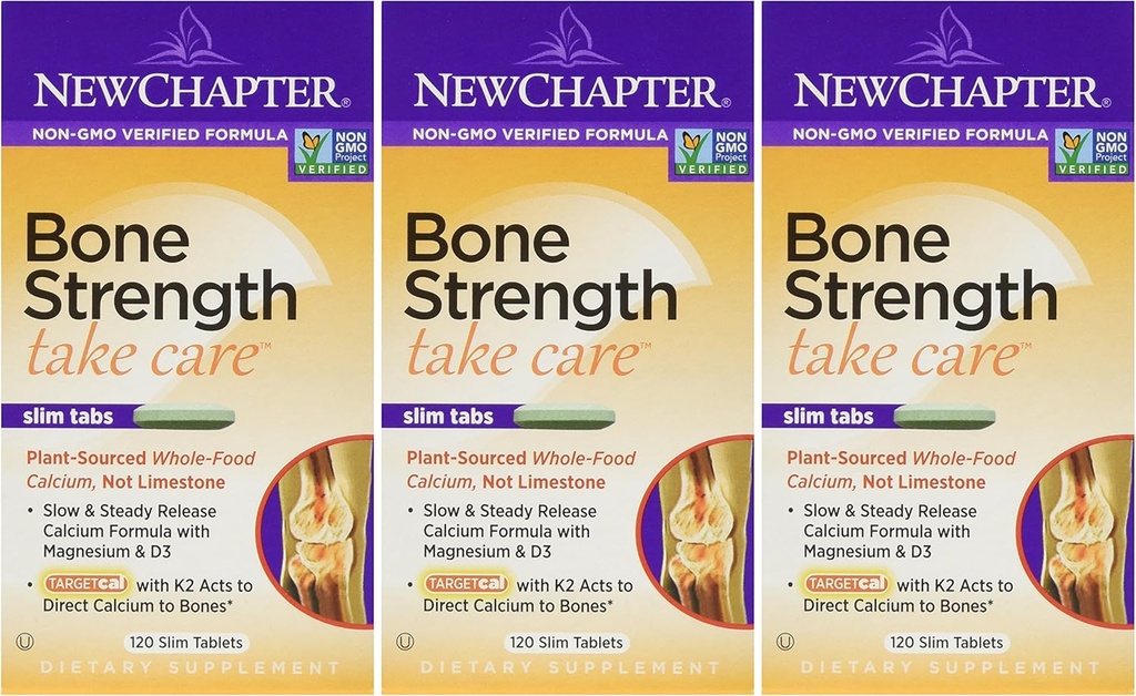 New Chapter Bone Power Take Care 120 Tabs, 120 טבליות