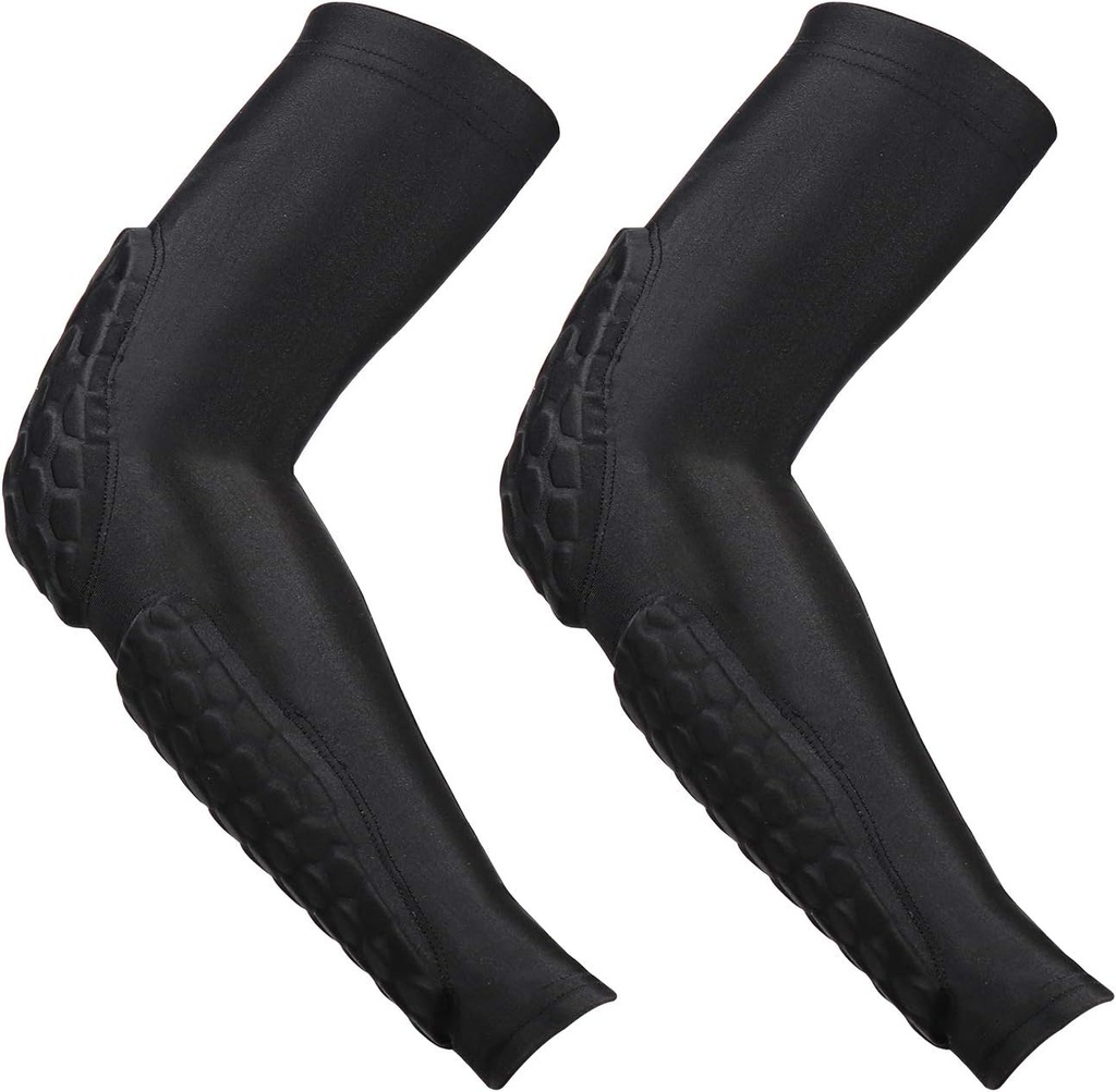 GUOZI Arm Elbow אוספי, [2 Pack] Honeycomb Crashified Arm Elbow Pads for Youth Adult Sports Football