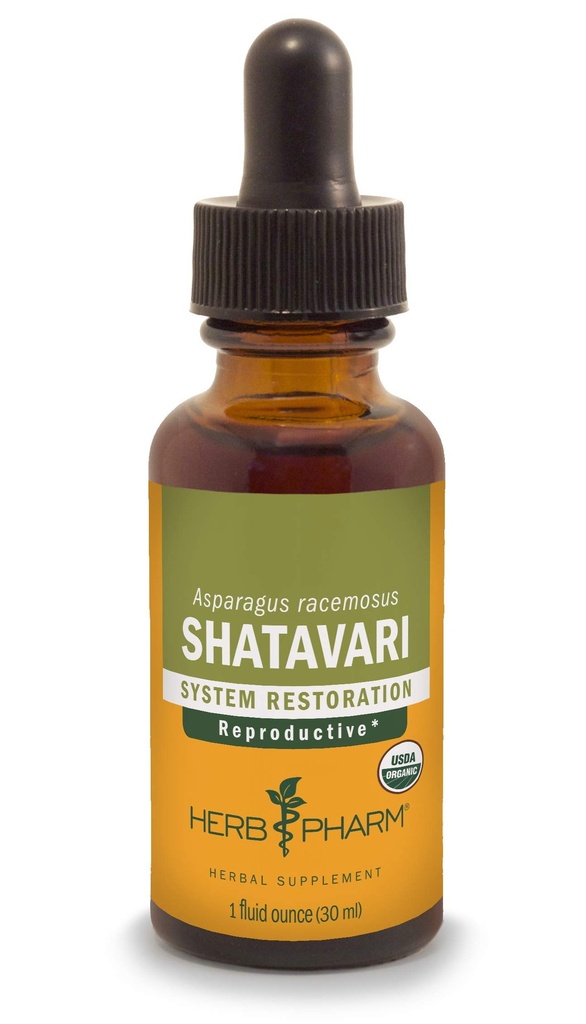 Herb Pharm מוסמך אורגני Shatavari לחלץ תמיכה מערכת פרודוקטיביות נשית - 1 Ounce