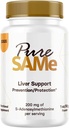 Pure SAM-e 200 מ"ג Liver תמיכה לכלבים - עוף פלאקר Premium Liver תוספי מזון - S-Adenosylmethionine עבור כלבים כדי לתמוך בתפקוד הפטיטיס בריא - Scoop Included 30g (1oz)