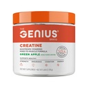 גאונות Micronized Creatine Monohydrate אבקה, לאחר Workout תוסף, ירוק אפל - 100% באופן טבעי טעים וממותק - תומך בניין שרירים, אנרגיה סלולרי פונקציונלי - 195g