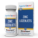 מקור גבוה Zinc Lozenjets - Immune System Support Supplement - Trace מינרלים תוספת מערכות פונקציות - תוספת Znc לנשים & גברים - 60 טבליות דיסלוט מיידי