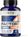 LiveGOODTM Factor 4, אומגה 3 שמן דגים עם EPA & DHA, CoQ10 ו Turmeric, Advanced Q10 Coenzyme & CoQ10 תוספים, DHAs for Heart, Joint & Immune Support, Made in USA, 60 Count, 60 Count, Coenzyme & CoQ10 תוספים, DHAs for Heart, Joint & Immune Support, Made in USA, 60 Count, 60 Count, 60 Count, 60 Count, 60 Count, 60 Count, Coenzyme & Coenzyme & CoQ10