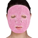 LotFancy Face Ice Pack, Reusable Ice Face Mask, Gel Bead Cold Face Eye Mask, Hot Compress for Puffiness, פנים Routine, Post-Surgical Recovery, Headache, Skin Care, פוסט לייזר