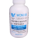 Wonder Laboratories Liquid Calcium Softgels | w/Vitamin D3 Super Potency