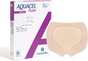 ConvaTec AQUACEL Foam 8 "x7" Sacral Wound Dressing with Silicone Gel Adhesive, Waterהוכחה, גמיש, רפואי רמה עם טכנולוגיית הידרופיבר, Sterile, Rect, 5ct Box
