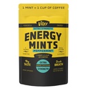 Viter Energy Extra Power Caffeinated Mints 80mg Caffeine, B ויטמינים, סוכר חינם (Peppermint, 8oz, Bulk Bag)