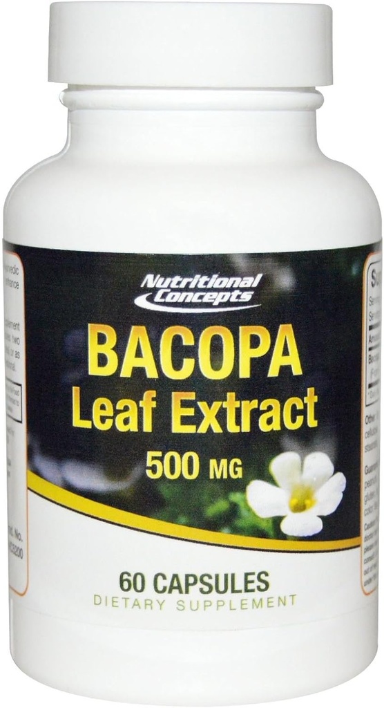 Bacopa Leaf Extract - 500 מ"ג - 60 קפסולות