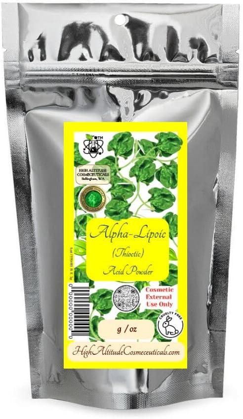5g (0.18oz) Alpha-Lipoic Acid (ALA) אבקת עור