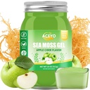 18 OZ) Irish Sea Moss Gel Organic Apple Flavor 102 ויטמינים ומינרלים Wild Harvested non-GMO Immune Defense Booster Thyroid Digestive Support