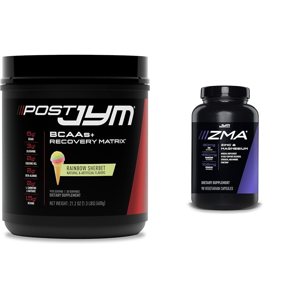 JYM תוסף Science Post-Workout Recovery drink with ZMA קפסולות, 30 משרתות