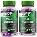 (2 Pack) Apex Testodrive, Apex Testodrive Dietary Supplement for Men, Apex Testodrive Won All-Natural Formula for Total Wellness and Peak Performance, Apex Testo Drive Gomitas Review (120mies)