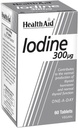 Health Aid 300mcg IdIodine Tablets - אריזה של 60 טבליות
