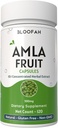 Amla פירות קפסולות 500 מ"ג | עלייה של 10:1 לחלץ Phyllanthus emblica | Natural Herbal Supplement | Non-GMO, Gluten-Free | המסורתית Wellness Formula (120 Count (Pack of 1))