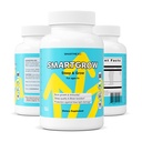 SMARTGROW 5in-1 מקדם עין חזקה ובריאות Calcium, ויטמין D3, Amino Acids - Sleep Aid, Immune Support, Brain & Eye Health - 90 קפסולות