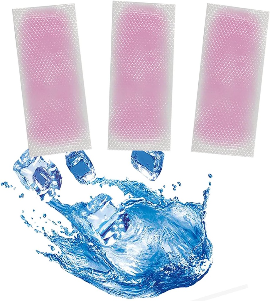 40 Sheets Fever Cooling Gel Patches, Cooling Forehead Strips Cooling Gel Sheet for Relieve Headache, Toothache Pain, Drowsiness, Fatigue, מרעננים, Sunstroke (Strawberry)