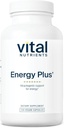 Vital Foodsents אנרגיה Plus | תמיכה אנרגטית צמחית בלתי stimulatory Herbal Energy Support | מקדם בריאות נפשית וגופנית | תמיכה אדוגנית ללחץ | גלוטן, חלב, סויה חינם | 120 קפסולות