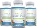 Daily Health 10 Mushroom Complex All Natural Extraction 180 Veg כמוסות