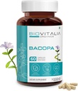 Biovitalia Natural Bacopa תוספי קפסולות תמיכה בתפקוד המוח 1000 מ"ג - 60 קפסולה