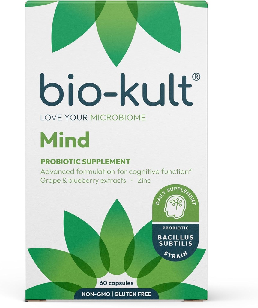 Bio-Kult Mind | Bacillus + Zinc, Grape & Blueberry Extracts