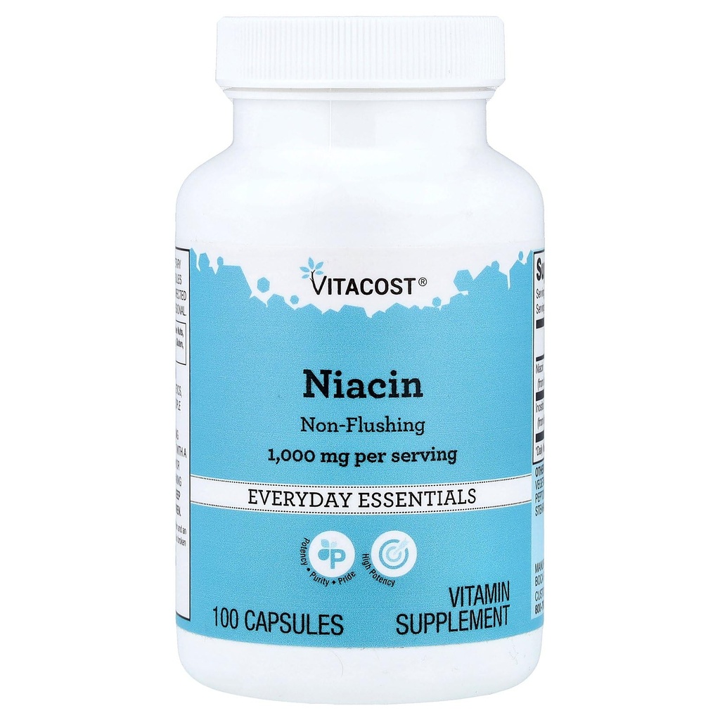 Vitacost Niacin non - Flushing - 1000 מ"ג לשרת - 100 קפסולות