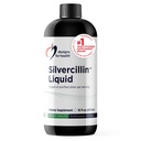 עיצובים לבריאות - Silvercillin נוזל, 15ppm non-toxic Form of Silver - Non-GMO GI + Immune Support Supplement (95 משרתים / 16oz)