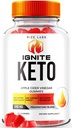 לבצע מעבדות Ignite Keto ACV Gummies עבור ירידה במשקל מתקדם, Keto Ignite תוסף (60 חניכיים)