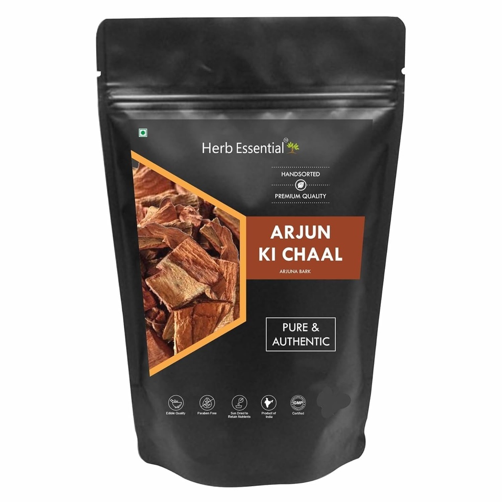Arjun k Chaal- Raw, טרמינליה Arjuna Bark | Raw Dry Arjun Tree Bark, Sun Dried 200 gm