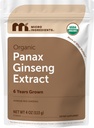 Micro Ingredients מקסימום כוח אורגני גיינסנג שורש 200:1 אבקה, 4 Ounce, רד Panax Geneseng אבקת, Active Genesenosides, טבעוני ידידותי