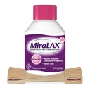 MiraLAX Laxative אבקת, Gentle Constipation הקלה למבוגרים, Stoolener עם PEG 3350, Nonstimulant Laxative, No Harsh Side Effects, כולל Stirrer, 14 Dose