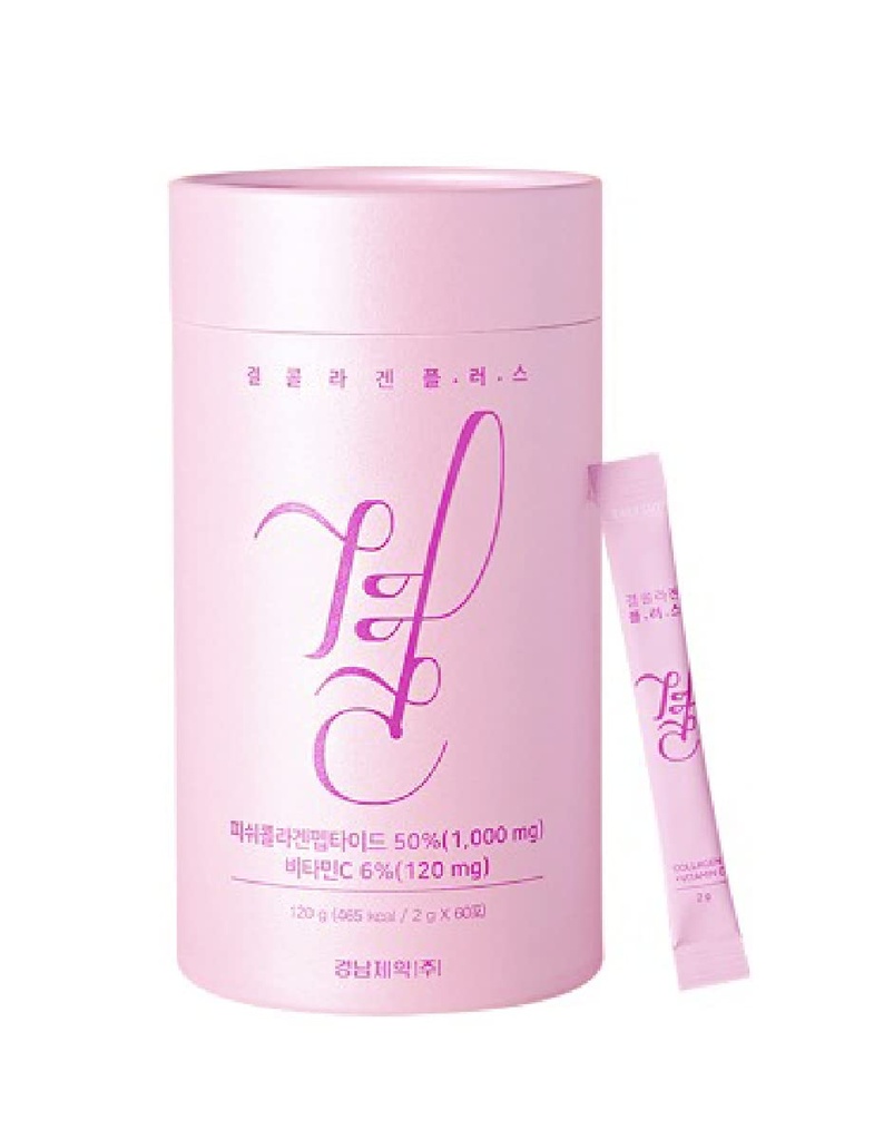 Gyeol Collagen Plus+ (2g *60 Stick Packets) נמוך מולקולרי משקל קולג'ן + ויטמין C