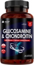 Glucosamine ו Chondroitin גבוה כוח - עם MSM (365 טבליות) תוספת Absorbency Enriched עם ויטמין C, Glucosamine Sulphate Chondroitin Sulphate Gluten-Free, GMP, 365 טבליות מזון תוספי Tablet