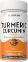 קפסולות טורמריות 500 מ"ג | Curcuma Longa 10:1 Extract & אבקת | Black Pepper לחלץ 5% עבור Absorption משופרת | Herbal Supplement | Non-GMO, Gluten-Free (60 Count (Pack of 1))