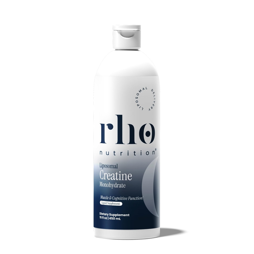 Rho Nutrition Liposomal Creatine Monohydrate - Ultra High Absorption נוזל Creatine תוסף - מקדם Lean שריר Mass & Recovery, תומך בתפקוד המוח ושיפורים ייצור אנרגיה סלולרי
