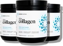 SMARTERNUTRIT Marine Collagen - סוג 1 ו 3 פפטידים עם צמחי אנטי-חמצן לבריאות העור - ויטמין E & C, תה ירוק, אבקת ברי, Quercetin - (60 משרתים (Pack of 3))