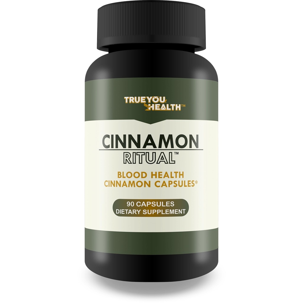Cinnamon Ritual - התוסף הטוב ביותר שלנו לתמיכה בדם - מקדם זרימת דם בריאה - שיפור פורמולה W/Turmeric & ויטמינים - Glucose איפוס Ritual Sugar Health Blood Health
