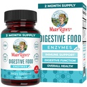 MaryRuth Organics Digestive Enzymes | עד 2 חודשים אספקת בריאות טבעונית ו- Gut Health Enzyme Complex