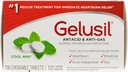 Gelusil Antacid & Anti Gas Tablets for Heartburn, Acid Reflux, Bloating and Gas, Cool Mint - 100ct Blister Pack (Pack of 2)