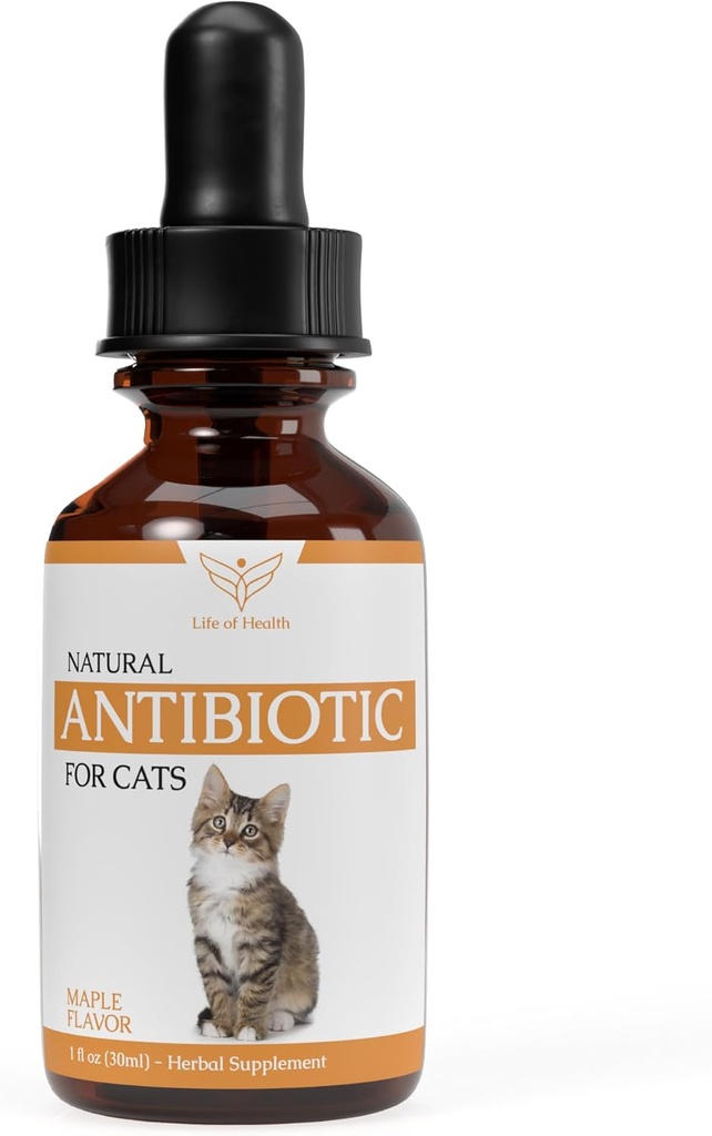 אנטיביוטיקה טבעית לחתולים - Cat Antibiotics - Cat Antibiotics - Cat Antibiotics - Pet Antibiotics - Cat Immune Support - Antibiotics - Cat Multivitamin - Cat UTI Antibiotics - (2 Pack)