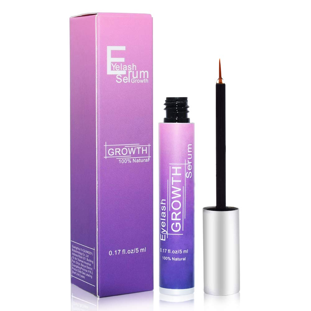 קצבת העין Serum לגדל Lashes, מתקדם Lash Serum Formula for Eyelash growth and Thickness, Lash Growth Serum Enhancer (5ML)