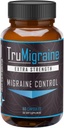 TruMigraine Relief & Prevention | All Natural Migraine Supplements for Headache Relief | Ingredients: Riboflavin, Feverfew, Paraben Free Butterbur, & גינקו בילובה | 60 קפסולות Veggie, Rboflavin, Feverfew, Paraben Free Butterburburerbur, & Ginkgo Biloba