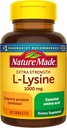 הטבע עשה תוספת כוח L-Lysine 1000 מ"ג טבליות, 60 Count forחלבון Synthesis