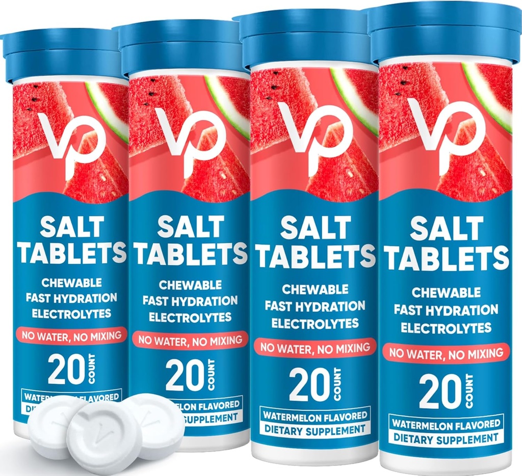 מיזם Pal Chewable Electrolyte Tablets, 80 Count Fast-Dissolve Sugar-Free Stick Tablets - Variety Pack עבור הידרציה מהירה, ריצה חיצונית, Hiking, ספורט | Keto & Vegan
