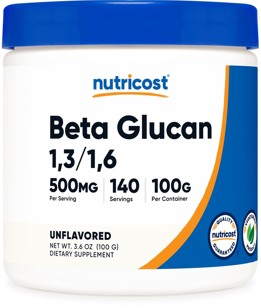 אבקת גלוקוז Beta Glucan 100 גרמות - 1,3/1,6 - Non GMO